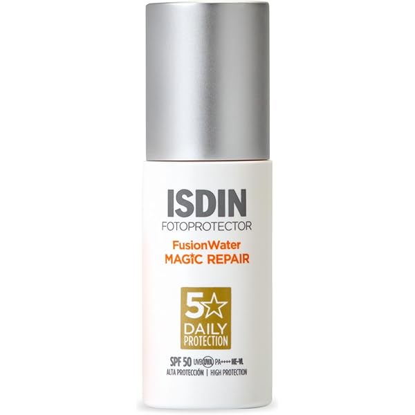 ISDIN Age Repair FotoUltra Fusion Water SPF 50,Protector solar facial triple acción anti-fotoenvejecimiento 50 ml